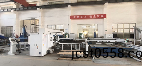 數控衝(chong)牀加工中心(xin)-亞(ya)威全自動衝(chong)壓(ya)生(sheng)産(chan)線HPE-3058-FMC